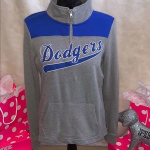 **SOLD 🆕 VS PINK LA DODGERS HALF ZIP Pullover